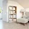 Topeshop MALAX 2X4 BIEL Bücherregal für Wohnzimmer Produktbild-Vorschau 2