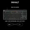 LOGITECH PRO X TKL RAPID Keyboard Black DE Produktbild-Vorschau 14