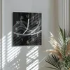 Tulup Glasuhr Wanduhr Küchenuhr Echt-Glas 30x30 cm Modern Produktbild-Vorschau 3