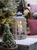 grande lanterne "Landhaus" en bois, blanche, 63 cm de haut, Voir les images du produit 1