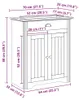 vidaXL Onderkast voor wastafel, model BODO, wit, 70x35x80 Productafbeelding-voorbeeld 8