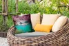 MuchoWow® Outdoor Kissen - Wasserfall - Baum - Rosa - Natur Produktbild-Vorschau 3