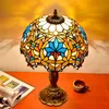 Lampada da tavolo barocca Tiffany in vetro colorato, Anteprima dell’immagine prodotto 2