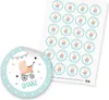 itenga 24x Sticker "Danke / Kinderwagen Vintage" (Motiv Produktbild-Vorschau 1