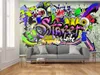 Vlies Fototapete 400x280 cm Tapeten Wandtapete XXL Graffiti Produktbild-Vorschau 1