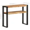 vidaXL Stolik 90x30x75 cm z litego drewna akacjowego Podgląd zdjęcia produktu 4