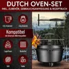 Gusskönig Dutch Oven 4,5 l mit Füßen mit Deckelheber Produktbild-Vorschau 2