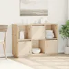 A wooden cabinet with shelves and doors, filled with dishes and decorative items, in a room setting. Anteprima dell’immagine prodotto