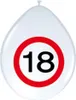 18. Geburtstag Verkehrsschild Party Deko Set rot weiß Mann Produktbild-Vorschau 4