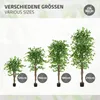 ML-Design Kunstpflanze Ficus 120cm Künstliche Pflanzen groß Produktbild-Vorschau 5