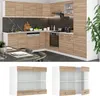 Küchenglasschrank Vicco R-Line Sonoma 80 cm, Model 29755 Produktbild-Vorschau 2