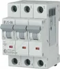 A white electrical circuit breaker with gray and red levers. Anteprima dell’immagine prodotto