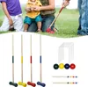 ACXIN Krocket-Set, Gartenrasenspiel im Freien Holzspiel, Produktbild-Vorschau 1