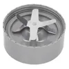 A close-up view of a blender blade assembly with a gray plastic base and silver metal blades. Anteprima dell’immagine prodotto