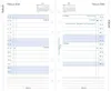 FILOFAX Kalendereinlage 2026 - Personal - 1 Monat = 2 Produktbild-Vorschau 2