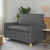 vidaXL Sofá, color gris oscuro, 126 x 81 x 87,5 cm, Vista previa de la imagen del producto 2