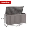 Floordirekt Gartenbox Holz-Optik wetterfeste Kissenbox 300L Produktbild-Vorschau 2