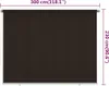 vidaXL Store extérieur 300x230 cm brun HDPE Voir les images du produit 5