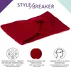 styleBREAKER Damen Feinstrick Stirnband mit Twist Knoten, Produktbild-Vorschau 3