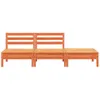 The Living Store Gartensofa 3-Sitzer Wachsbraun Massivholz Produktbild-Vorschau 5