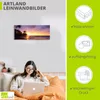 ARTland Leinwandbild Tropischer Strand Größe: 60x45 cm Produktbild-Vorschau 3