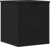 vidaXL Scatola portaoggetti in rovere nero 40 x 42 x 46 cm Anteprima dell’immagine prodotto 1
