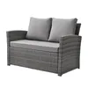 SVITA ROMA Polyrattan Lounge Rattan Garten Möbel Set mit Produktbild-Vorschau 6
