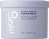 A product shot of a purple hair mask in a white tub. Podgląd zdjęcia produktu