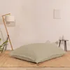 Pouf in velluto a coste BANANAIR 180 x 140 cm beige Anteprima dell’immagine prodotto 7