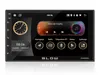 A car stereo system with a touchscreen display showing the time, date, and music playback controls. Anteprima dell’immagine prodotto