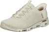 A single beige Skechers sneaker is shown from a side-angle on a white background. Produktbild-Vorschau
