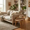Couchtisch-Set, 3-teilig, Transparent Kastanienbraun, aus Produktbild-Vorschau 4