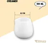 Lattiera Wilmax da 100 ml in porcellana bianca WL-995003/A Anteprima dell’immagine prodotto 5