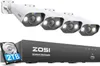 A set of security cameras and a network video recorder are displayed against a white background. Produktbild-Vorschau