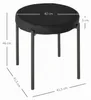 HOMCOM Set van 4 eetkamerstoelen, geschikt voor eetkamer, Productafbeelding-voorbeeld 7