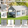 YZNAHRE Pavillon Partyzelt 4x6 m mit 6 Abnehmbaren Produktbild-Vorschau 4