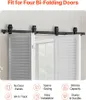 Schiebetürsystem 1626mm - Schiebetürbeschlag für faltbare Produktbild-Vorschau 2