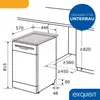 Exquisit Geschirrspüler GSP59309-030E silber | Spülmaschine Produktbild-Vorschau 5