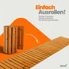 Bituxx Gartenweg ausrollbar Zedernholz geriffelt 250x45cm Produktbild-Vorschau 2
