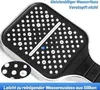 Close-up of a shower head with text overlays highlighting features. Produktbild-Vorschau
