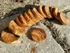 10 Holzscheiben / Astscheiben Olivenholz Ø 3 cm, DIY Produktbild-Vorschau 2