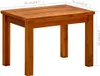A wooden side table is shown against a white background with dimensions indicated. Náhľad obrázku produktu