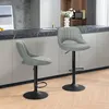 EUGAD 2er-Set Barhocker drehbar, höhenverstellbar, aus Produktbild-Vorschau 2