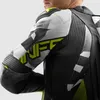 Rebelhorn Inferno Motorrad Lederjacke, schwarz/weiß/gelb, Produktbild-Vorschau 12