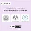 HOMESCAPES Lehká letní přikrývka - hedvábná směs, třída Náhled obrázku produktu 6