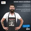 Premium Grill-Schürze für Männer Opa's/Papa's Grillservice Produktbild-Vorschau 4