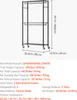 A product image with dimensions and specifications. Produktbild-Vorschau