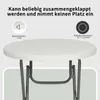 Wohnglanz Klapptisch in weiß Stehtisch Partytisch Produktbild-Vorschau 2