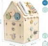 Mamabrum Montessori Aktivitätshaus 6in1 – Holz Busy Board, Produktbild-Vorschau 12