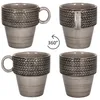 Mäser Prospero braune 6x Kaffeebecher 290ml Porzellan 6 Produktbild-Vorschau 4